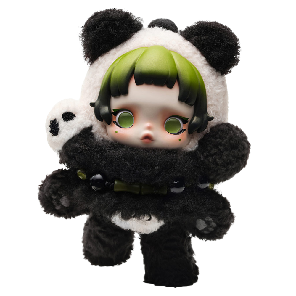 Pop Mart Skullpanda Lazy Panda Porte Clés Peluche Collection Édition Limitée Version Collector by POP MART INTERNATIONAL GROUP LIMITED