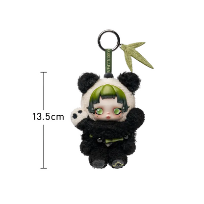 Pop Mart Skullpanda Lazy Panda Porte Clés Peluche Collection Édition Limitée Version Collector by POP MART INTERNATIONAL GROUP LIMITED
