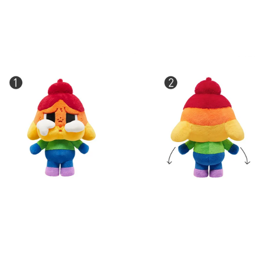 POP MART Peluche Crybaby Émotive Collector Édition Limitée Arc En Ciel Luxueuse et Rare by POP MART INTERNATIONAL GROUP LIMITED