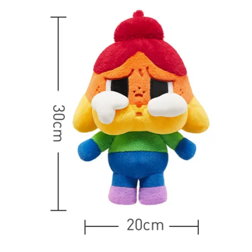 POP MART Peluche Crybaby Émotive Collector Édition Limitée Arc En Ciel Luxueuse et Rare by POP MART INTERNATIONAL GROUP LIMITED