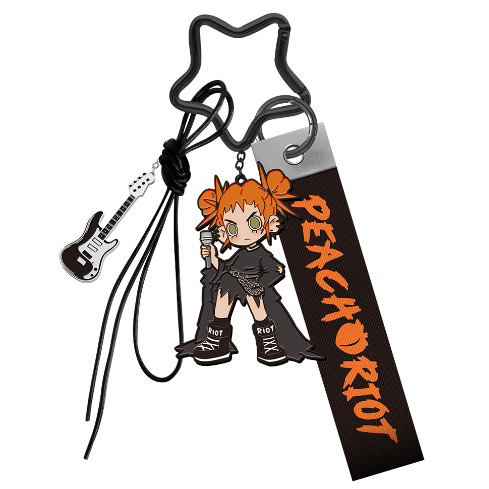 Pop Mart Porte Clef Peach Riot Loading Edition Limitée by POP MART INTERNATIONAL GROUP LIMITED