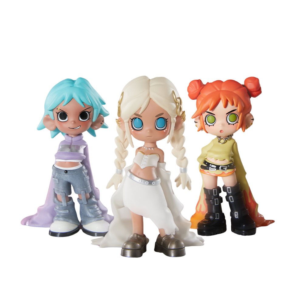 Pop Mart Lil Peach Riot Loading Figurine Blind Box Techpunk Collection Édition Limitée by POP MART INTERNATIONAL GROUP LIMITED