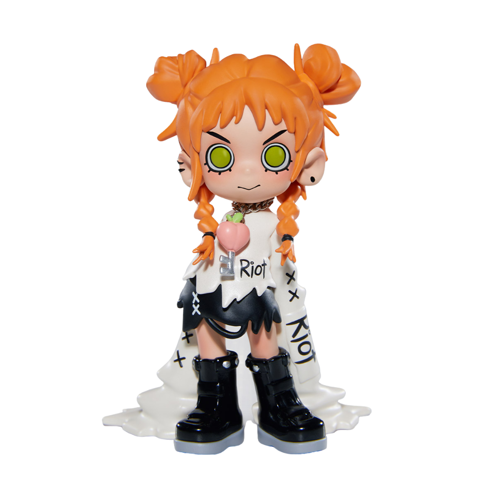Pop Mart Lil Peach Riot Loading Figurine Blind Box Techpunk Collection Édition Limitée by POP MART INTERNATIONAL GROUP LIMITED