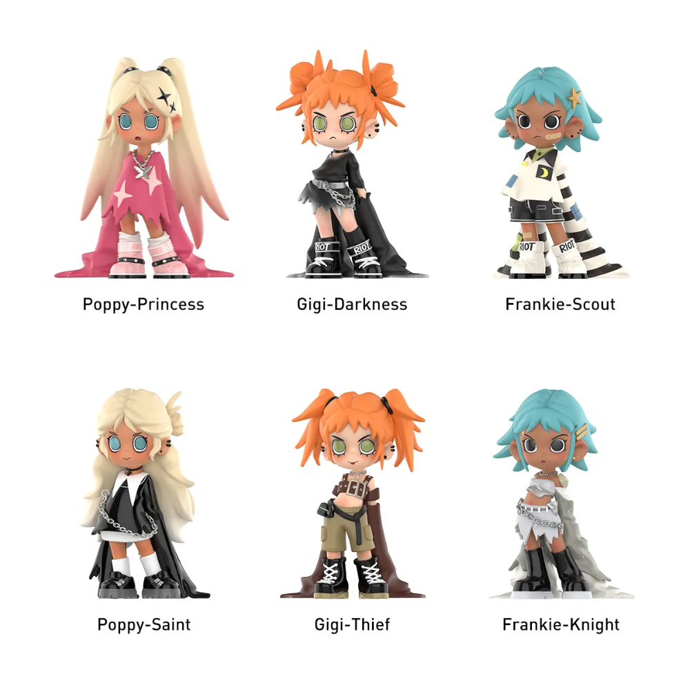 Pop Mart Lil Peach Riot Loading Figurine Blind Box Techpunk Collection Édition Limitée by POP MART INTERNATIONAL GROUP LIMITED