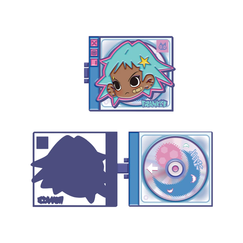 POP MART Pin Émaillé Lil Peach Riot Loading Series Édition Limitée Badge Collector by POP MART INTERNATIONAL GROUP LIMITED