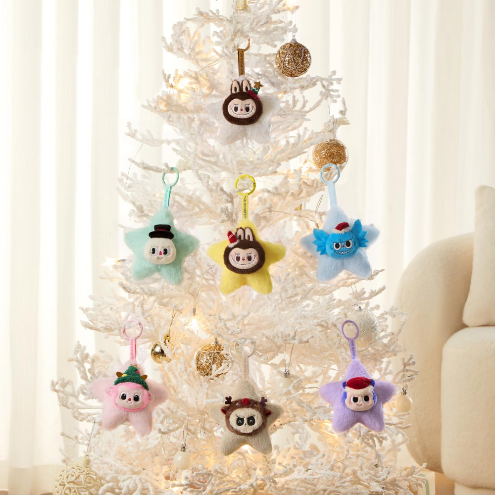 THE MONSTERS Classic Series – Labubu Sparkly Plush Pendant Blind Box