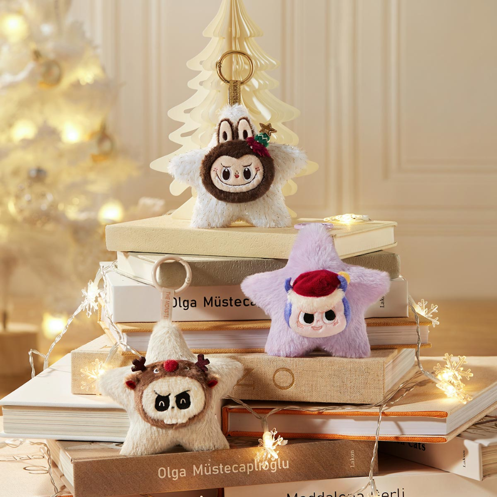 THE MONSTERS Classic Series – Labubu Sparkly Plush Pendant Blind Box