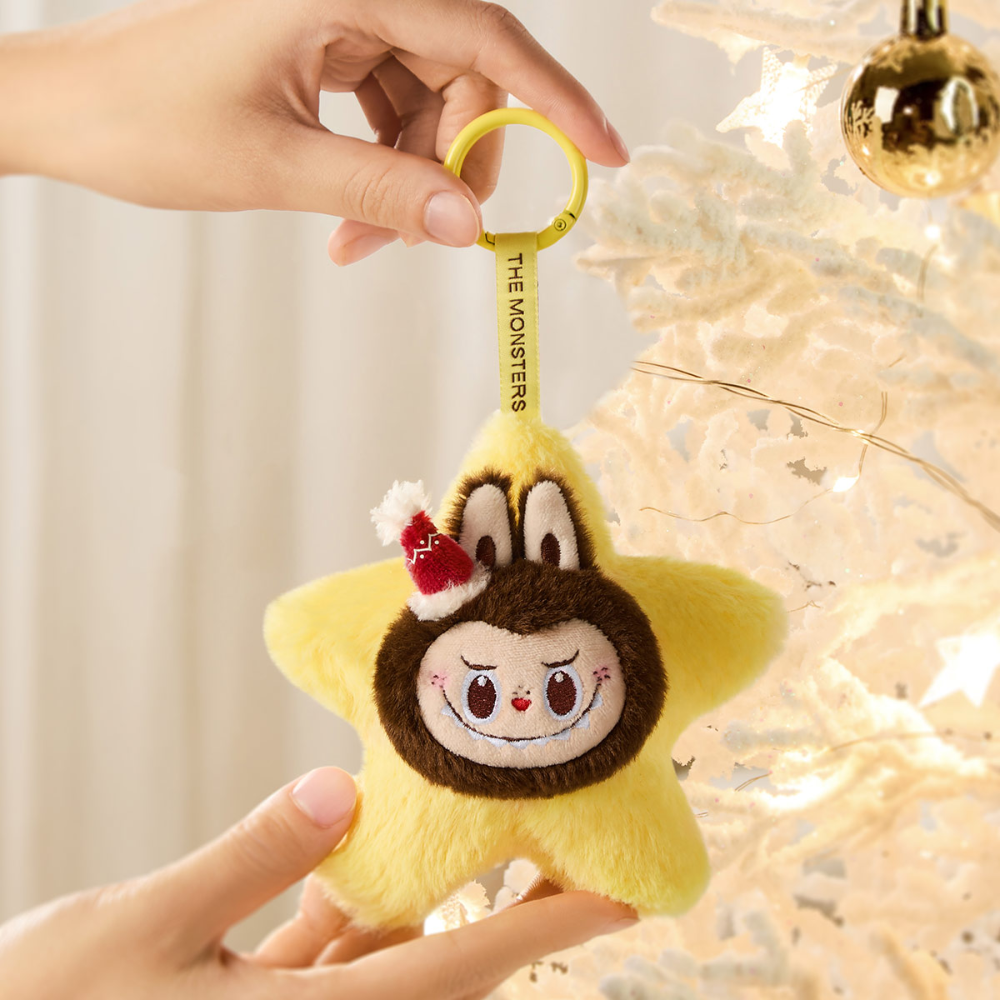 THE MONSTERS Classic Series – Labubu Sparkly Plush Pendant Blind Box