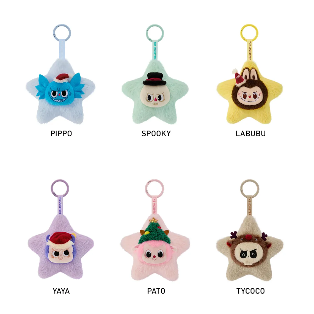 THE MONSTERS Classic Series – Labubu Sparkly Plush Pendant Blind Box