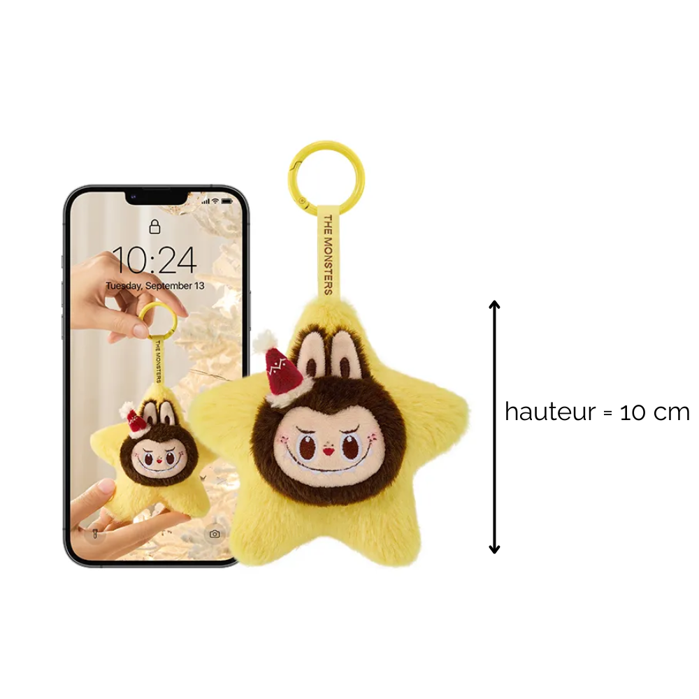 THE MONSTERS Classic Series – Labubu Sparkly Plush Pendant Blind Box