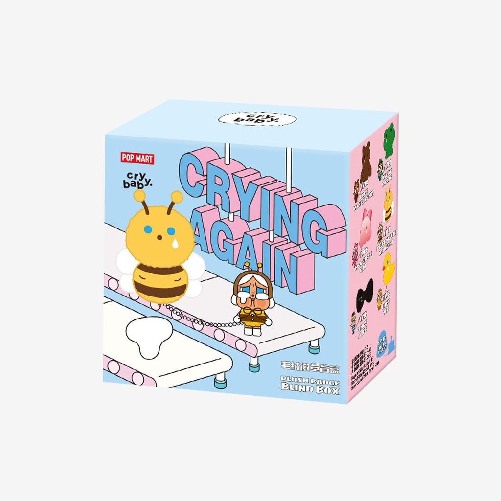 POP MART Crybaby Peluche Badge avec Médaille - photo officielle POP MART