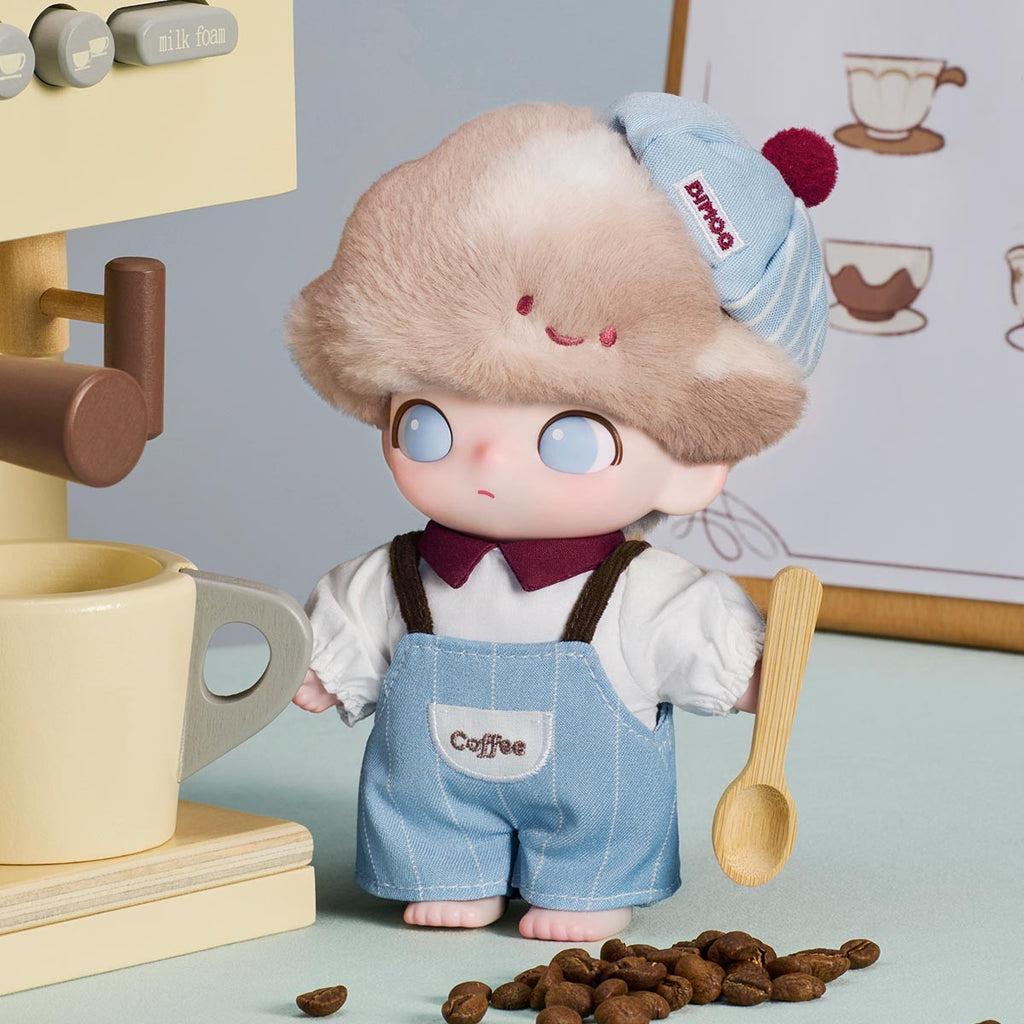 POP MART Dimoo Crush on Coffee — Figurine Barista - photo officielle POP MART
