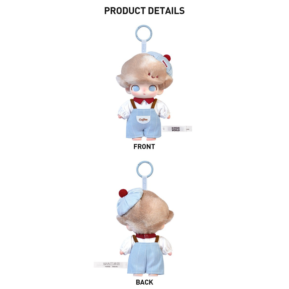 POP MART Dimoo Crush on Coffee — Figurine Barista - photo officielle POP MART