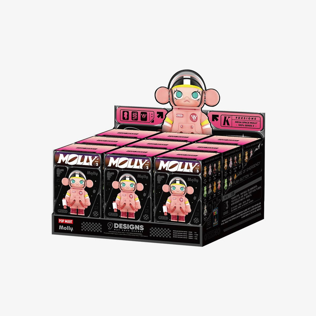 Pop Mart Figurine Mega Space Molly Série 3 — Blind Box - photo officielle POP MART