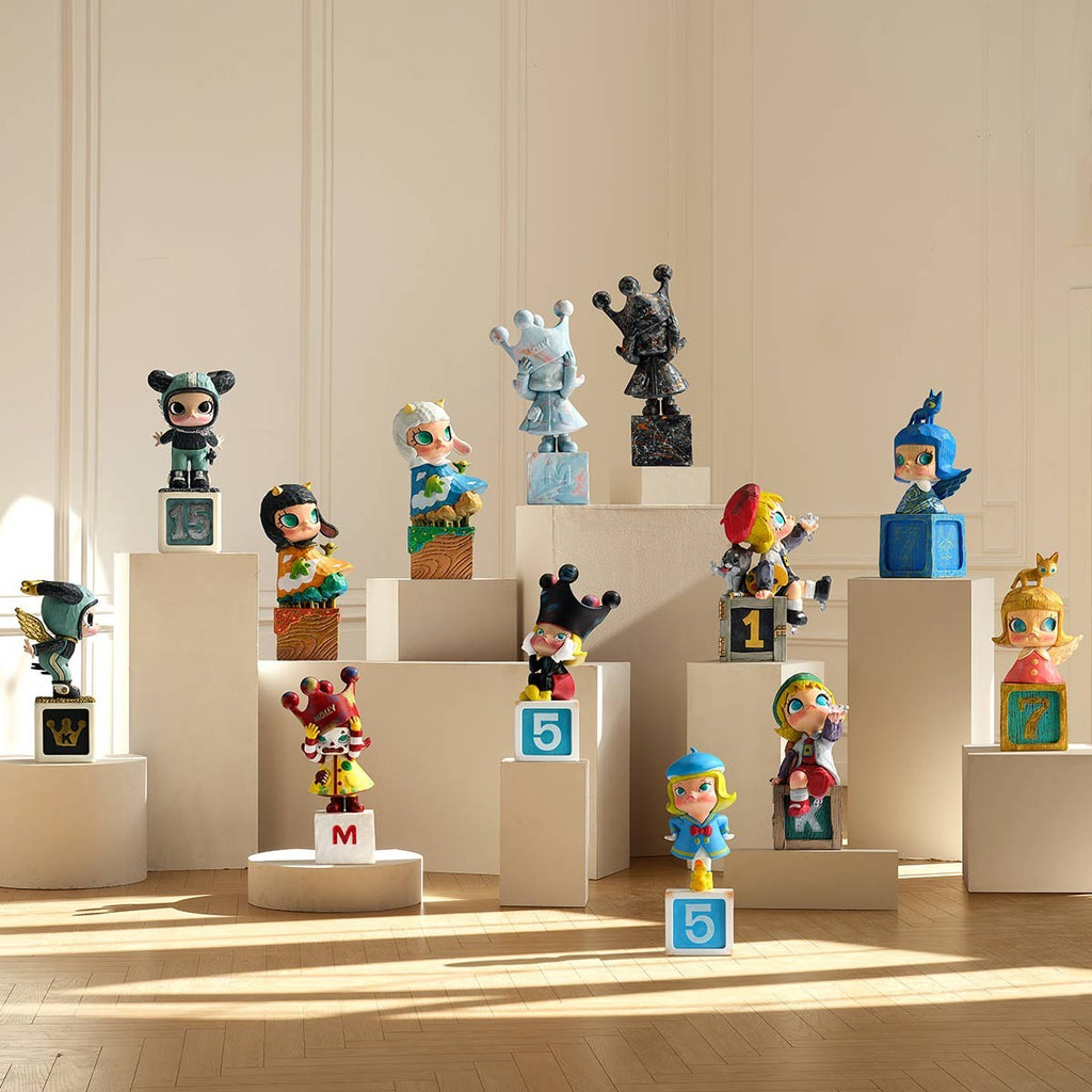 POP MART Molly Anniversaire Statues Rétro - photo officielle POP MART