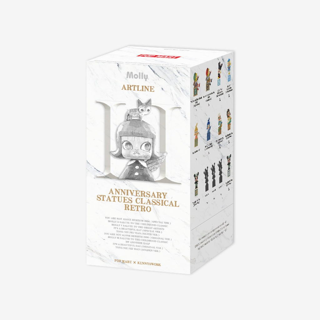 POP MART Molly Anniversaire Statues Rétro - photo officielle POP MART