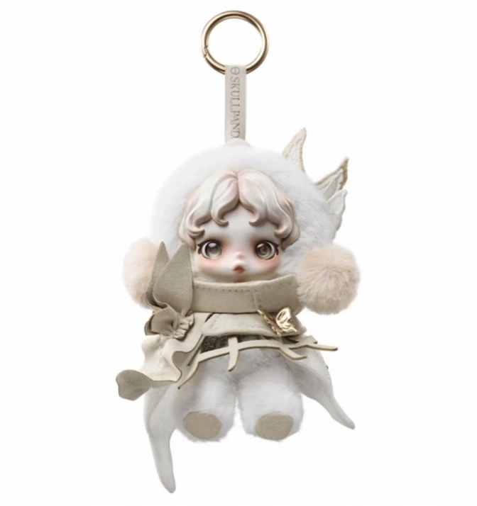 POP MART Skullpanda Cage Uncage – Porte-Clé Peluche Collector